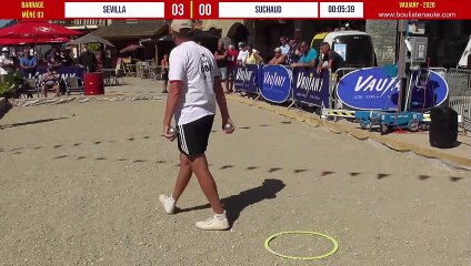 Revanche  SUCHAUD vs SEVILLA : Vaujany 12 Champions de pétanque s'affrontent en tête-à-tête