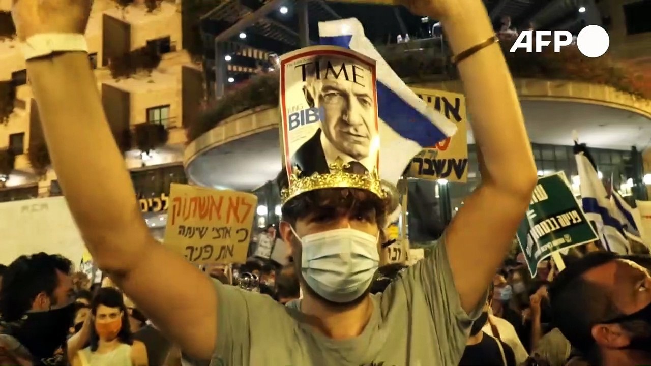 Erneut Proteste gegen Israels Regierungschef Netanjahu