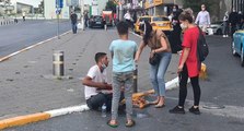 Taksim Meydanı’nda hasta numarasıyla duygu sömürüsü kamerada