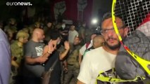 Manifestantes en Beirut arremeten contra cuatro ministerios en una violenta noche de protestas