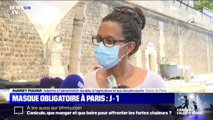 Masque obligatoire à Paris; l'adjointe au maire Audrey Pulvar évoque "une carte évolutive"