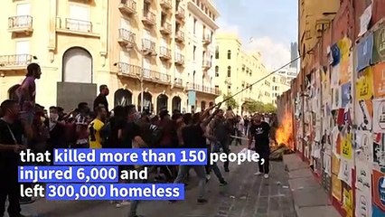 Furious Lebanese take to the streets after deadly blast