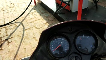 Travelling to by honda shine bike 2020