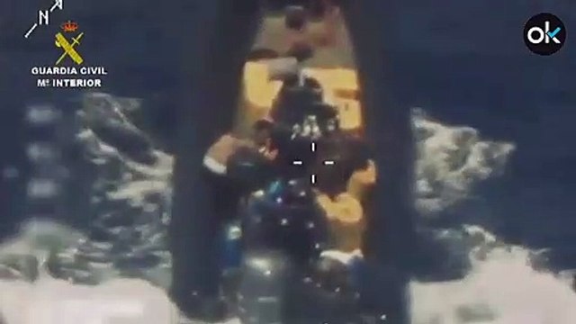 La Guardia Civil incauta casi mil kilos de hachís en el Estrecho de Gibraltar