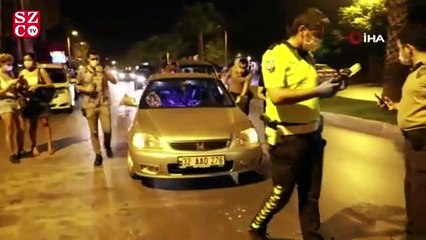 Polisin 'gözler kalbin aynasıdır' diye kontrol ettiği sürücü alkollü çıktı