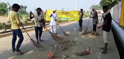 गंगेरू व गढ़ी श्याम में ग्रामीणों ने गंदगी मुक्त भारत अभियान के तहत की सफाई