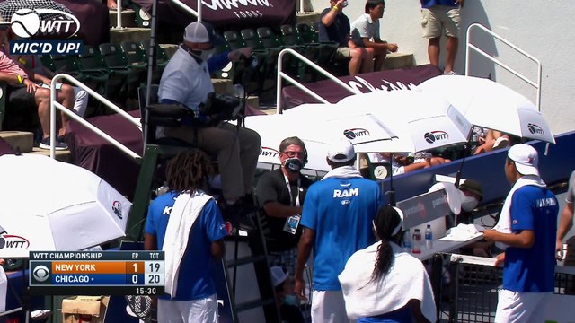 WTT Mic'd Up: The Final Set of the 2020 WTT Finals Match