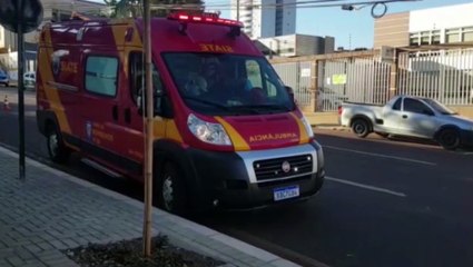 Homem é atropelado por moto na Rua São Paulo