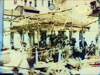 1920 Yılı İstanbul'un Renklendirilmiş Videosu