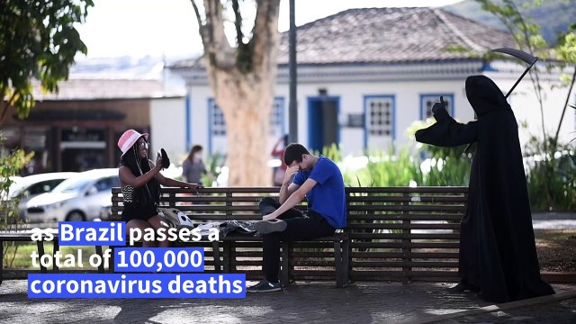 Death stalks the streets as Brazil passes 100,000 virus deaths