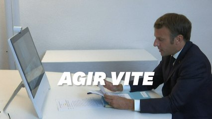 Liban: Macron souhaite que que l'aide aille "le plus efficacement possible" à la population