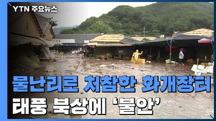 물난리로 처참한 화개장터...태풍 북상에 '긴장' / YTN