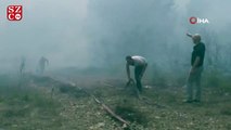Aydos Ormanında yangın çıktı