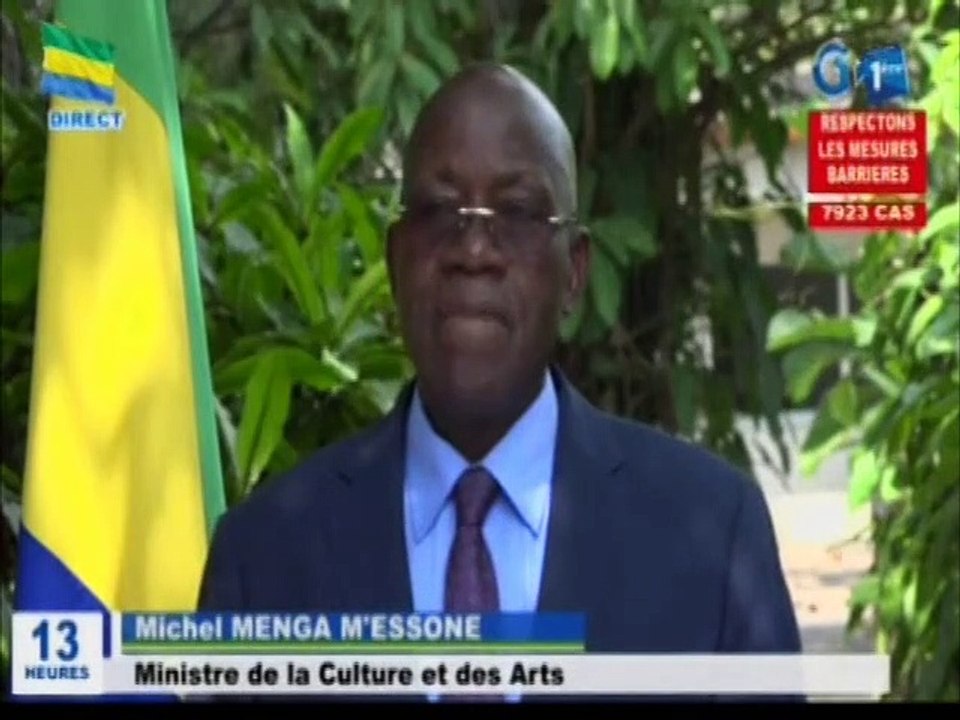 RTG/Allocution du ministre de la culture et des arts à l’occasion de la journée nationale du drapeau au Gabon