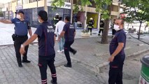 Tüp bomba gibi patladı, cadde savaş alanına döndü