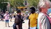 Extinction Rebellion protesters arrested after covering Trafalgar Square with fake blood and turning fountains yellow