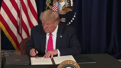 Trump extends US unemployment benefits