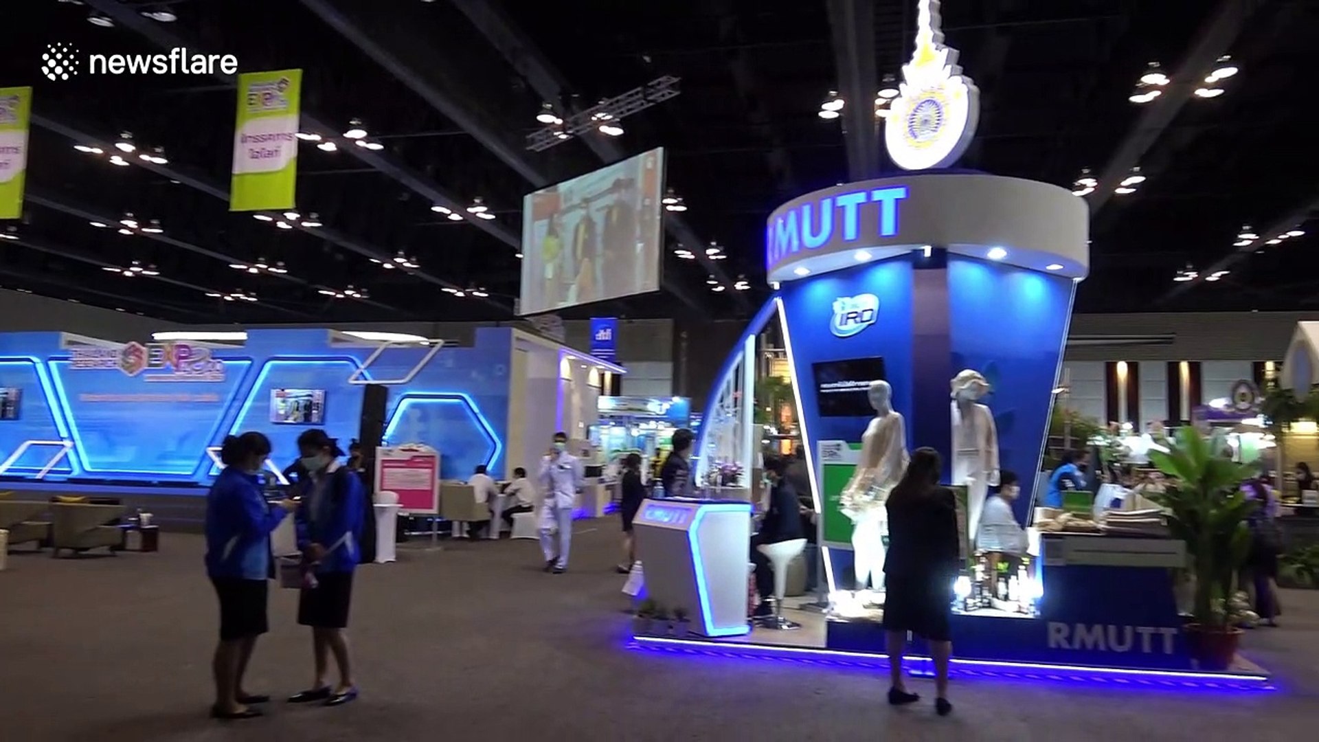 Tech innovations displayed at trade show in Bangkok