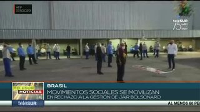 Movimientos sociales de Brasil rechazan gestión de la pandemia