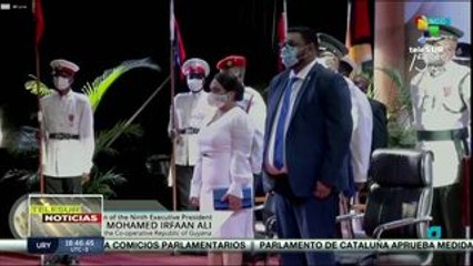Guyana: Irfaan tomó posesión como presidente del país