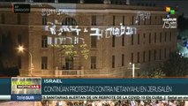 Israel: cientos de personas protestan contra Benjamin Netanyahu