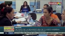 Brasil: ministro Ribeiro tiene intereses en reapertura de escuelas