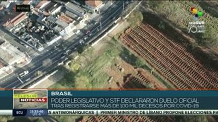 Brasil: declaran duelo oficial por las 100 mil víctimas de la Covid-19