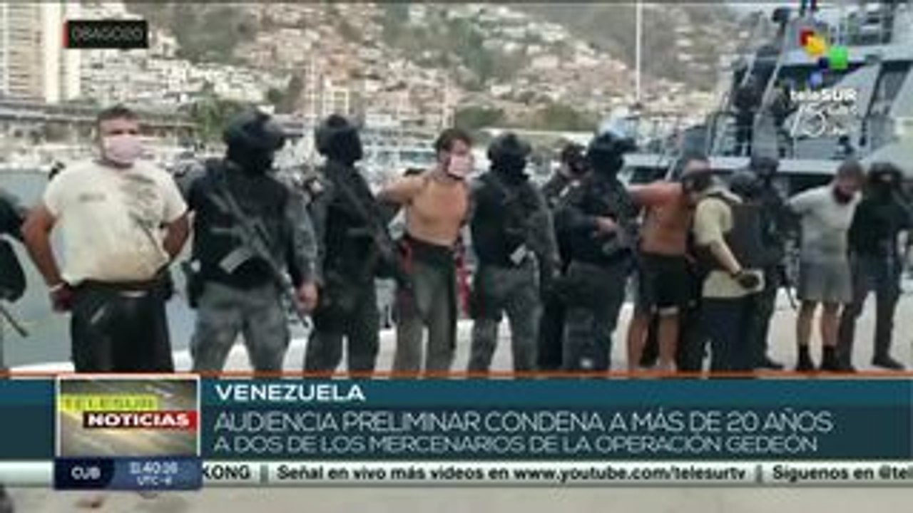 Venezuela: condenan a dos mercenarios terroristas