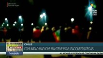 Comunidades mapuche mantienen movilizaciones pacíficas en Chile