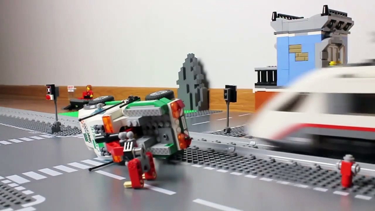 LEGO Train Crash with cars - video Dailymotion