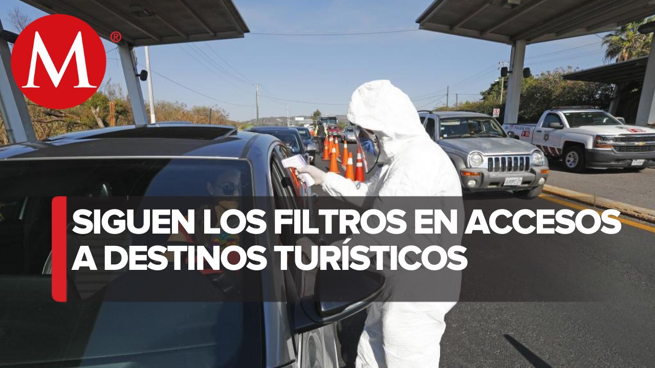 Instalan filtros sanitarios en Mazamitla, Jalisco