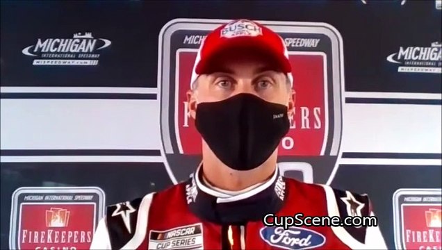 NASCAR at Michigan International Speedway Aug. 2020- Kevin Harvick post race 1 Zoom