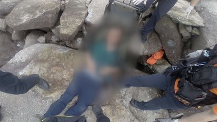산에서 실종된 50대 이틀째 수색 작업에서 구조 / YTN