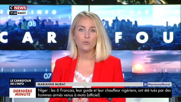 Niger : Huit personnes, dont six touristes français, ont été tuées aujourd'hui par des hommes armés dans la zone de Kouré