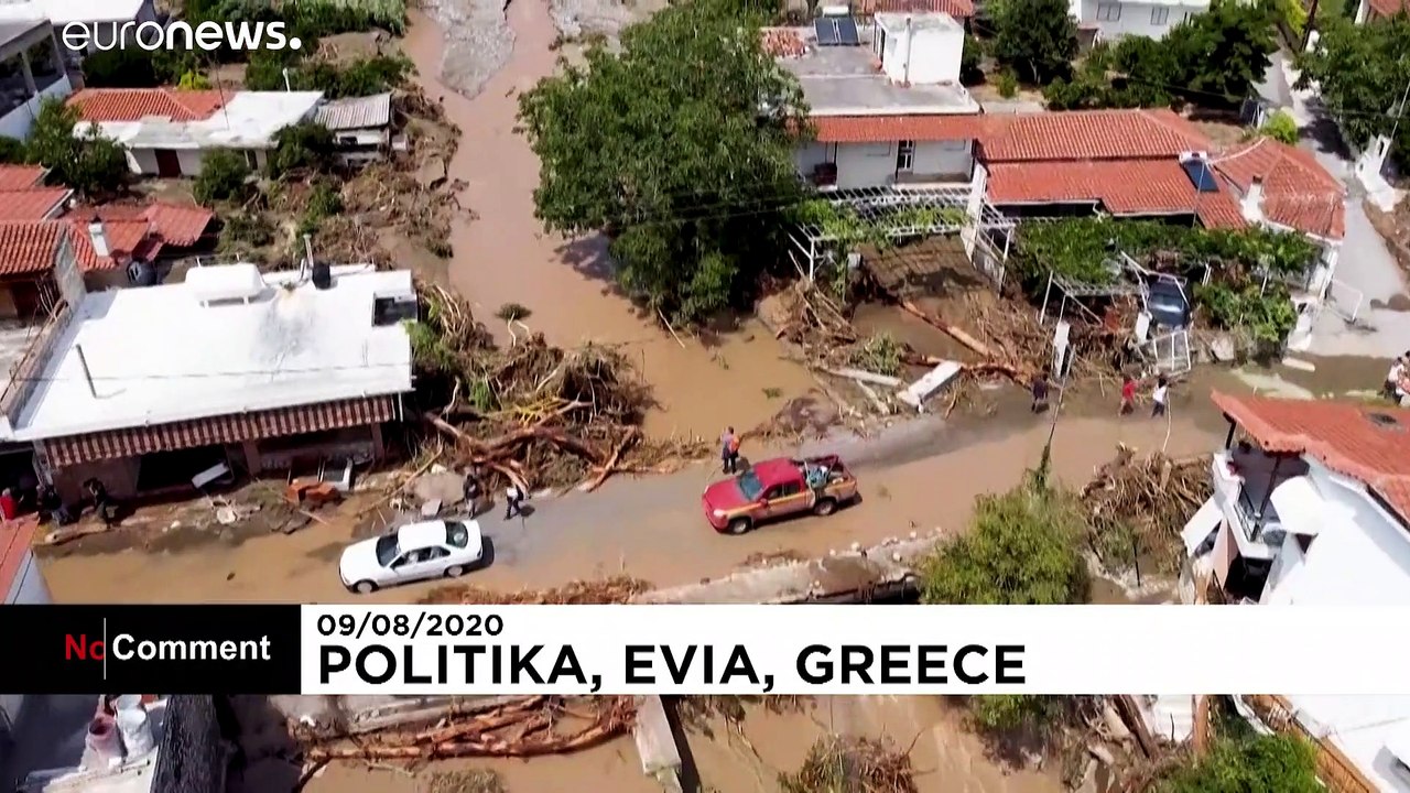 Dramatische Überschwemmungen in Griechenland