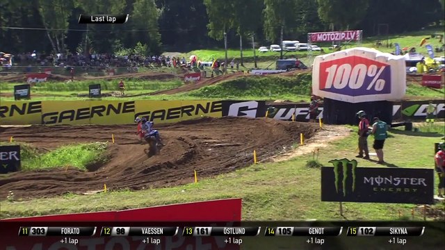 Geerts vs Vialle - MX2 Race 2 - MXGP of Latvia 2020