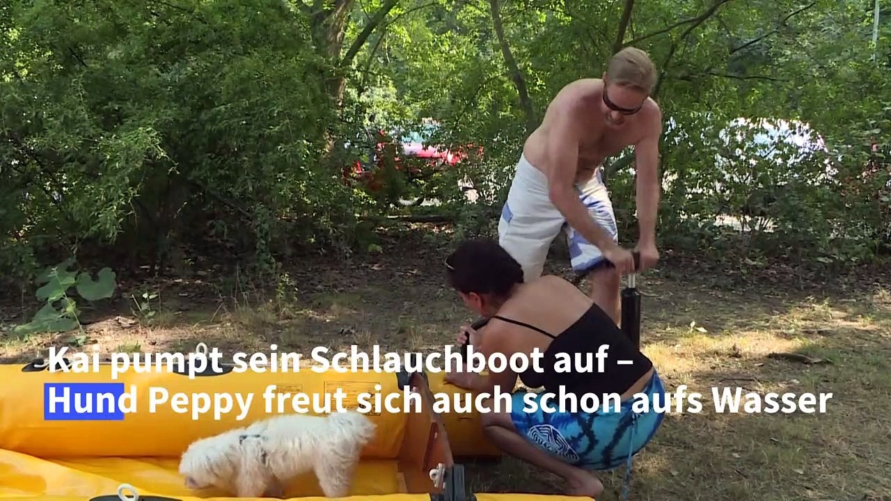 Wie Berliner die Hitzewelle aushalten