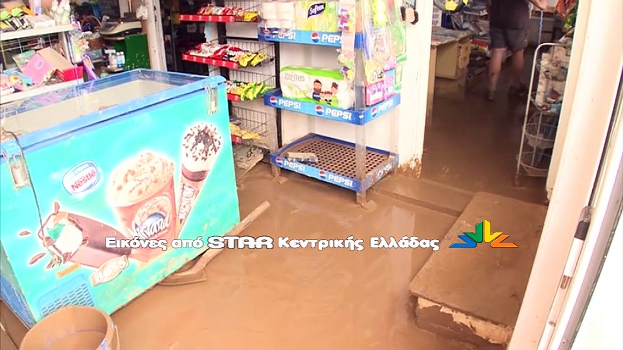 Στο μάτι της κακοκαιρίας το Μπούρτζι στην Εύβοια