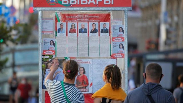 Voting under way in Belarus as protests rattle Lukashenko