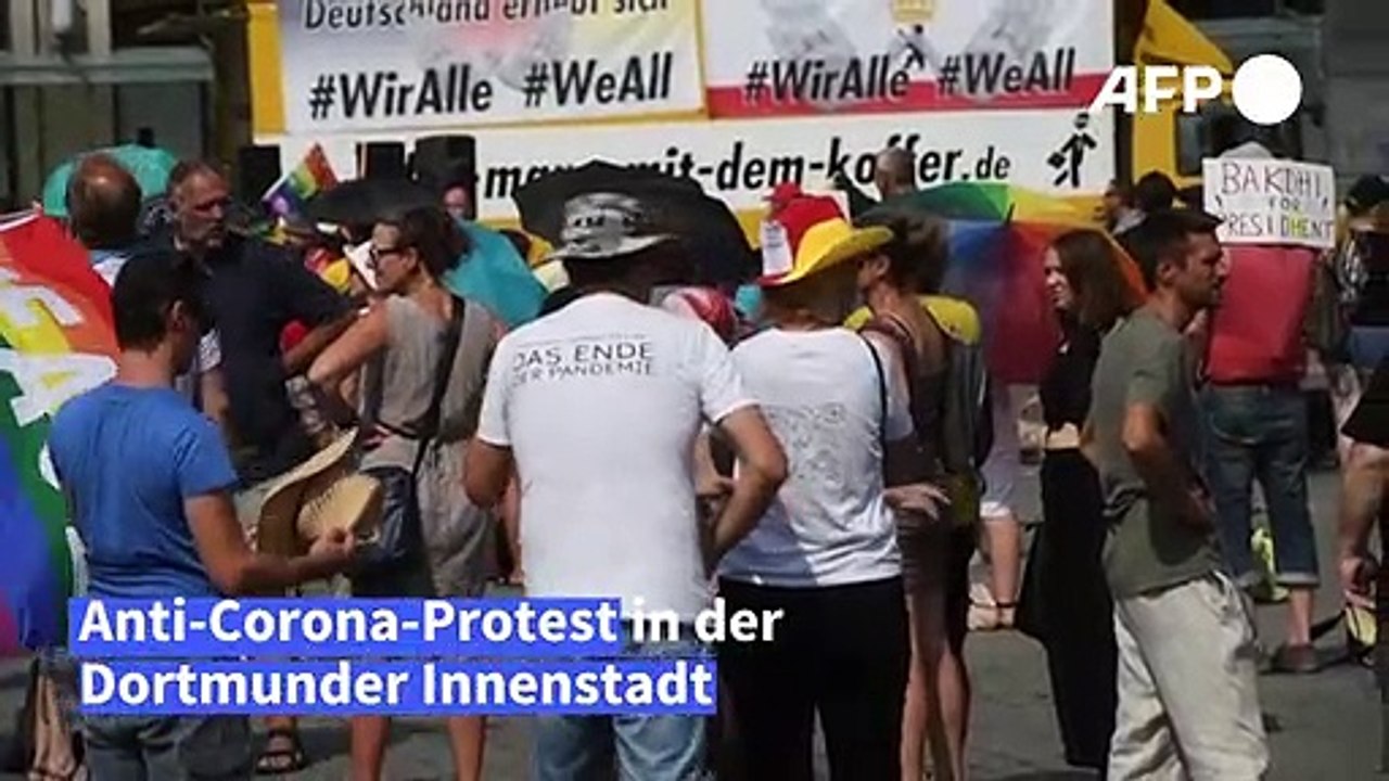 Etwa 2600 Teilnehmer bei Anti-Corona-Protest in Dortmund