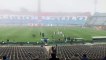 Vuelve el Fútbol a Uruguay, Nacional vs Peñarol, sin publico y con fuegos Artificiales. 9 de Agosto