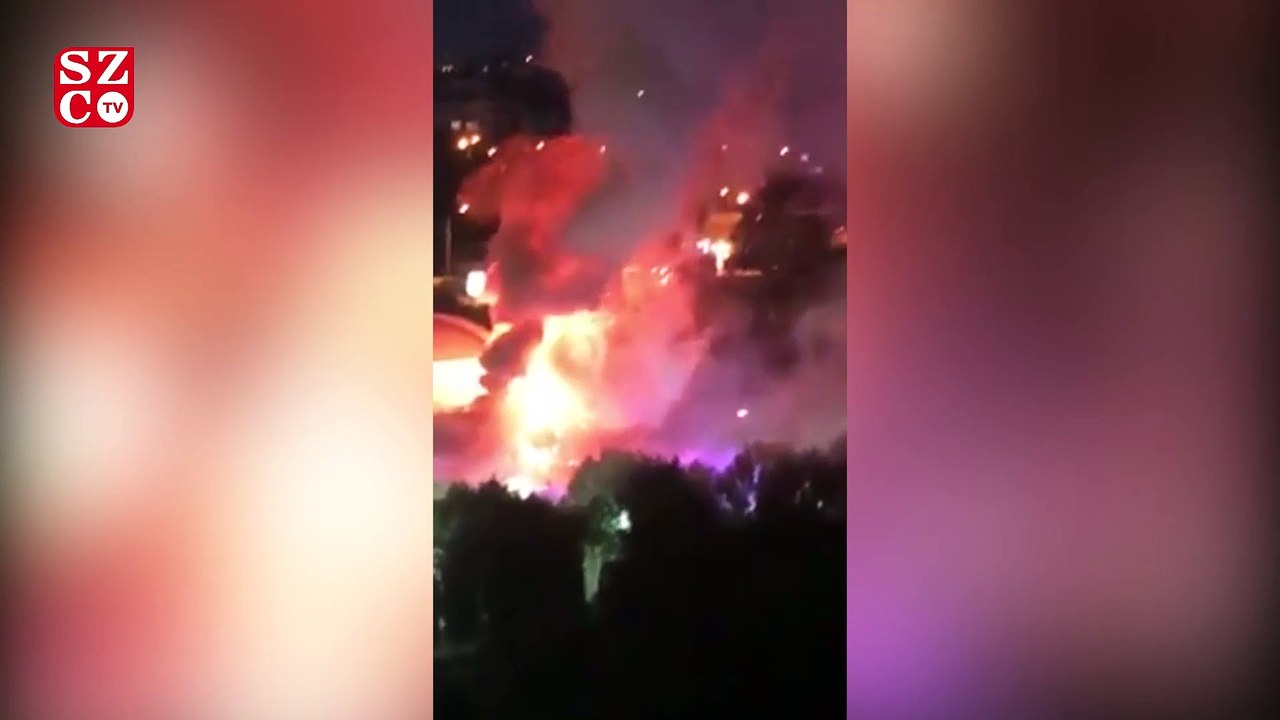 Düğünde kullanılan havai fişekler yangına sebep oldu