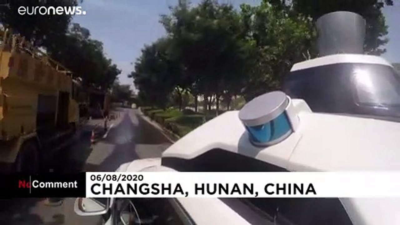 Mit dem 'Robotaxi' durch Schanghai