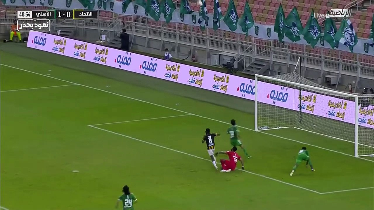 ملخص مباراة الاهلي والاتحاد 2-1