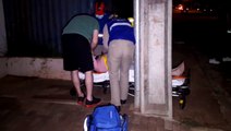 Idosa fica ferida ao cair de bicicleta na Rua Marechal Cândido Rondon
