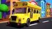 Roues sur le autobus | 3D Comptine | Dessin animé pour les enfants | Wheels on the Bus | Kids Rhyme
