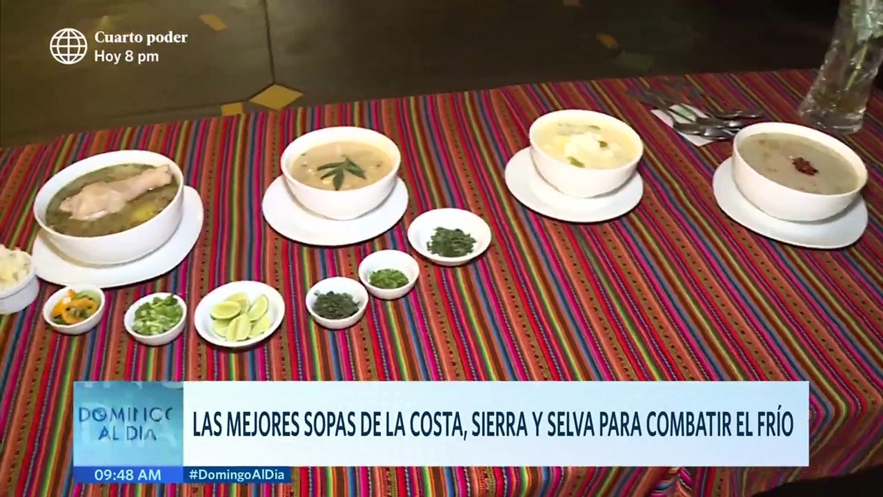 Las mejores sopas de la costa sierra y selva para combatir el frío | Domingo al Día