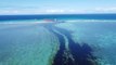 Drone footage shows oil leaking from Japanese tanker off Mauritius threatening ecological disaster