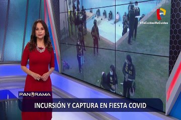 Lurín: Incursión y captura en fiesta Covid