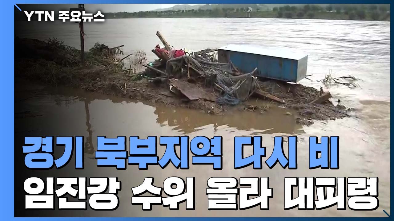 경기 북부지역 다시 비...임진강 수위 올라 인근 대피령 / YTN